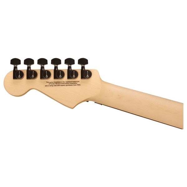 Charvel Pro-Mod So-Cal SC1 Style 1 HH FR RW, Pelham Blue - headstock back 