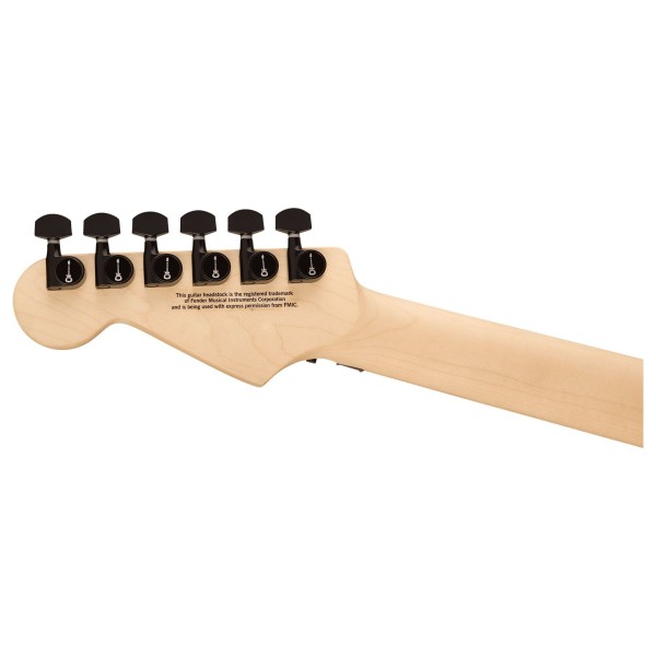 Charvel Pro-Mod So-Cal Style 1 HH FR MN, Gloss Black - headstock back 