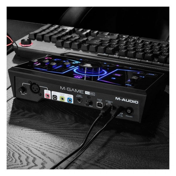 M-GAME RGB Dual USB Streaming Gaming Interface - Lifestyle