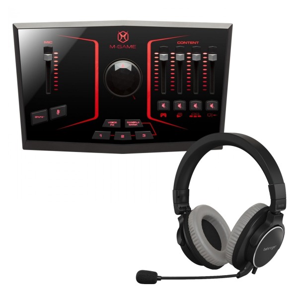M-GAME SOLO and Behringer BH470U Streaming/Gaming Headset Bundle - Full Package