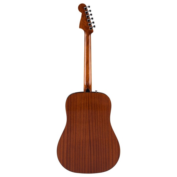 Fender California Standard Redondo Pack, Spruce Top, Natural - back 