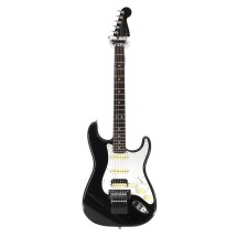 Fender American Ultra Luxe Stratocaster HSS FR RW, Mystic Black - Secondhand