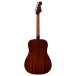 Fender California Standard Redondo Left-Handed, Spruce Top, Natural - back 