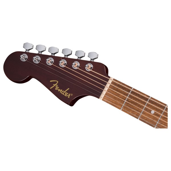 Fender California Standard Redondo Left-Handed, Spruce Top, Natural - headstock back 