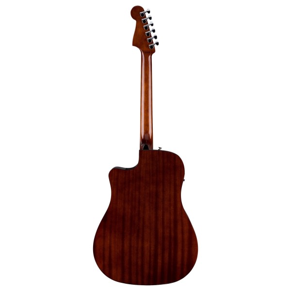 Fender California Standard Redondo CE, Spruce Top, 3-Color Sunburst - back 