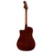 Fender California Standard Redondo CE, Spruce Top, 3-Color Sunburst - back 