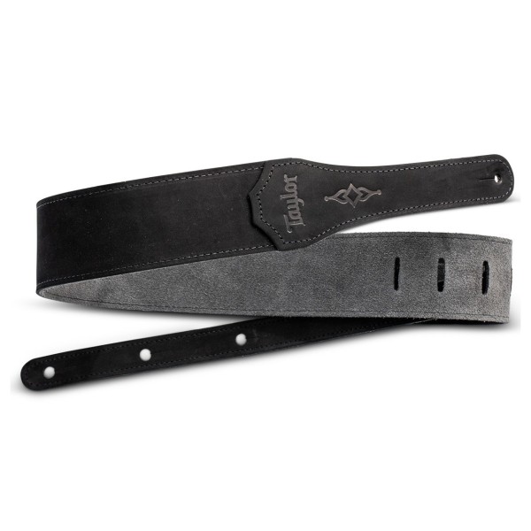 Taylor 4104 Gemstone Sanded Suede Strap, 2.5in, Black