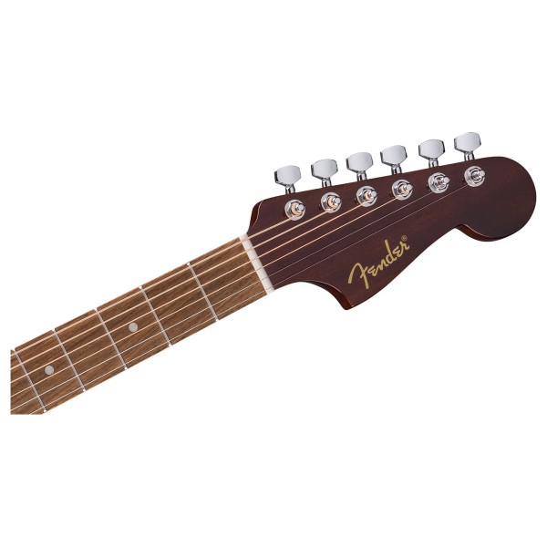 Fender California Standard Redondo CE, Spruce Top, Natural - headstock 