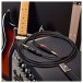 Studiospares Pro Neutrik Silent Mogami Guitar Cable, 3m Black