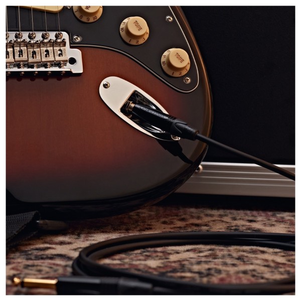 Studiospares Pro Neutrik Mogami Guitar Cable, 10m Black