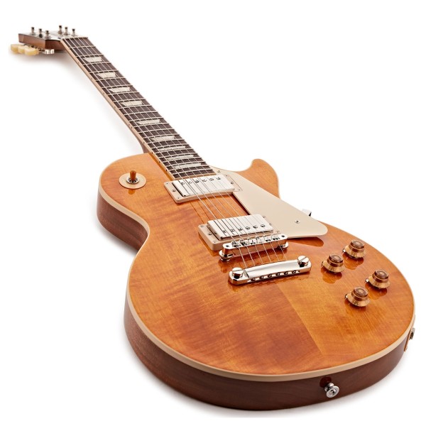 Gibson Les Paul Standard 50s Figured Top, Honey Amber #207050258 - body and neck 