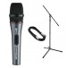 Sennheiser e865-S Condenser Microphone with Switch Bundle
