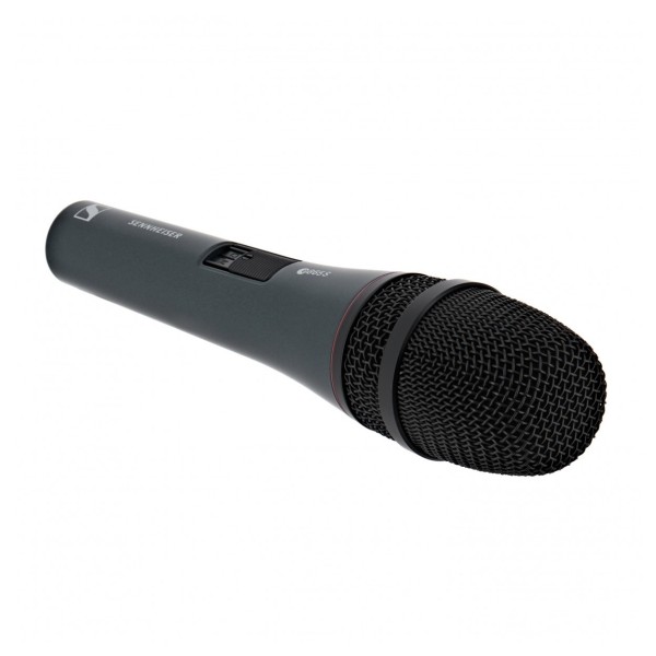 Sennheiser e865S Condenser Vocal Microphone with Switch, Angled View