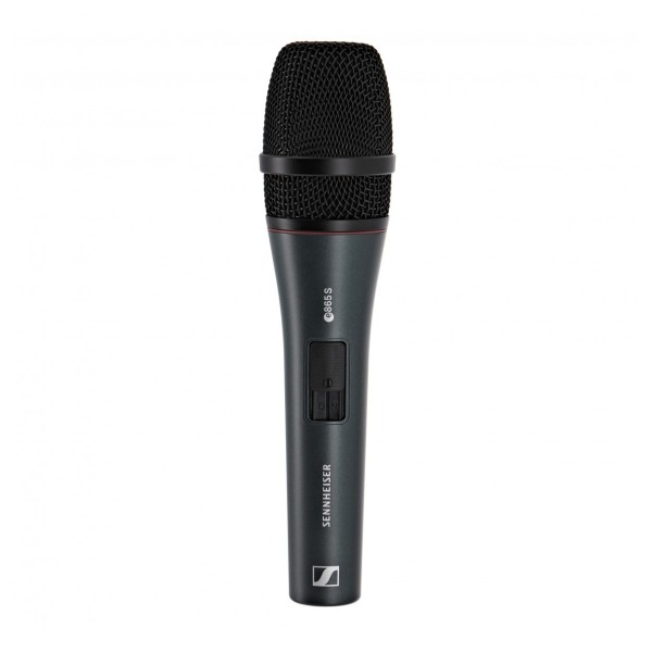 Sennheiser e865S Condenser Vocal Microphone with Switch, Front View