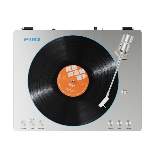 FiiO TT13 Turntable with Bluetooth, Black - Top down view