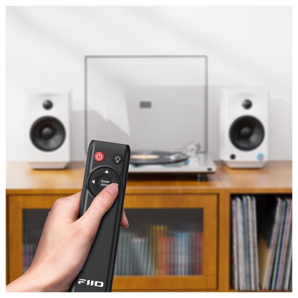 FiiO TT13 Turntable with Bluetooth, Silver - Remote control