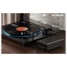 FiiO TT13 Turntable with Bluetooth, Black - Lifestyle Image, with FiiO PL50 Low Noise Regulated Linear Power Supply