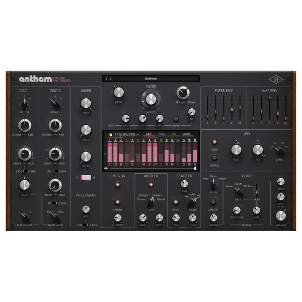 Universal Audio ANTHEM Anthem Analog Synthesizer