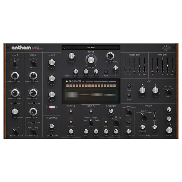 Universal Audio ANTHEM Anthem Analog Synthesizer