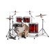 Mapex Armory 22'' Rock Fusion 5pc Shell Pack w/Bag Set, Red Onyx Burst