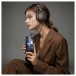 FiiO M21 Digital Audio Player, Blue - Lifestyle Image, modelled with FiiO FT1 Headphones