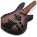 Chicago Select 5-String Bass Guitar by Gear4music, Purple Burst