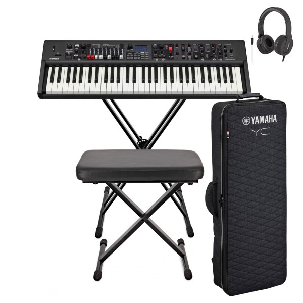 Yamaha YC61 Digital Stage Keyboard with Drawbars Package