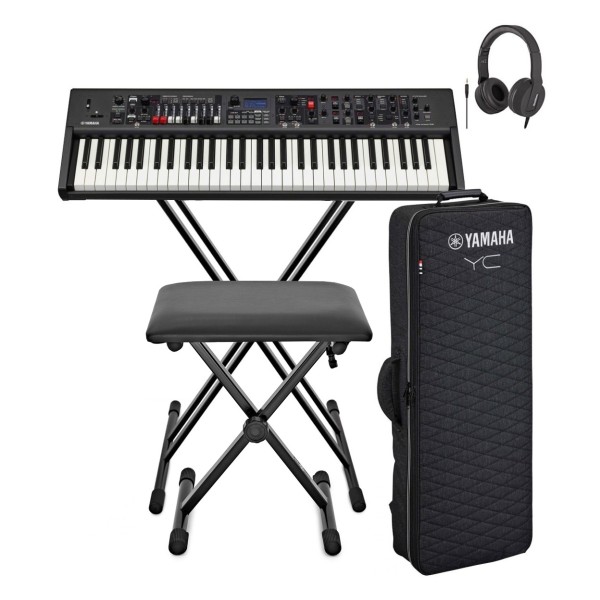 Yamaha YC61 Digital Stage Keyboard with Drawbars Package