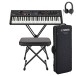Yamaha YC61 Digital Stage Keyboard with Drawbars Package