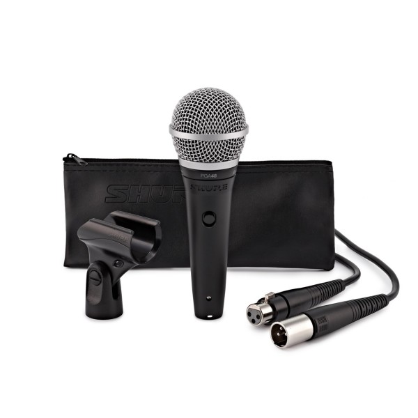 Shure PGA48 Dynamic Vocal Microphone Bundle, Contents