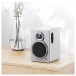 FiiO SA1 Desktop Active Speaker, Black - white lifestyle 