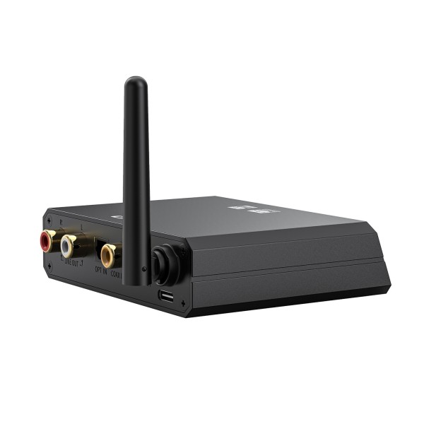 FiiO BR13 Compact Hi-Res Bluetooth Receiver - rear angle 