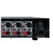Emotiva BasX A7+ Power Amplifier, Black - Detail image, rear view, inputs and speaker terminal, and power
