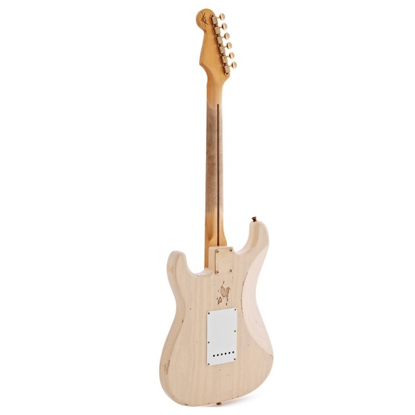 Fender Custom Shop Limited 70th Anniversary 1954 Stratocaster Relic, Vintage Blonde - back 