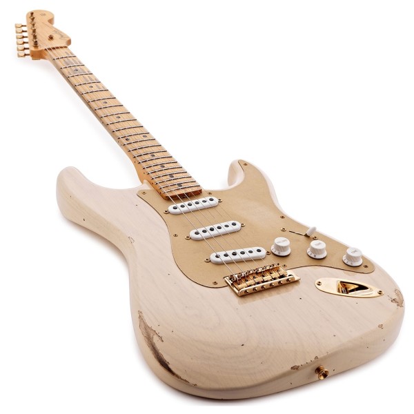 Fender Custom Shop Limited 70th Anniversary 1954 Stratocaster Relic, Vintage Blonde - body and neck 