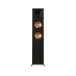 Klipsch RP-6000F MKII Floorstanding Speakers (Pair), Walnut front view with tweeter and woofer