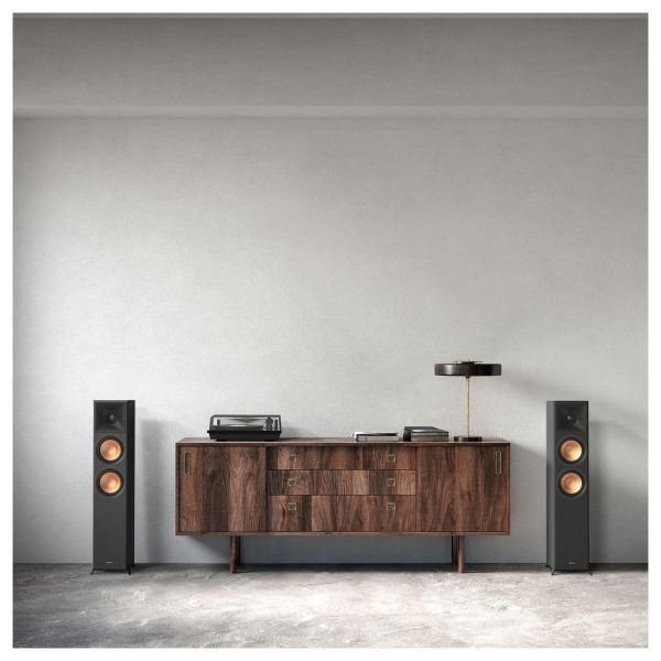 Klipsch RP-6000F MKII Floorstanding Speakers (Pair), Ebony lifestyle image