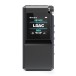 FiiO BTR17 Flagship Bluetooth Headphone Amplifier, Black - Front and screen