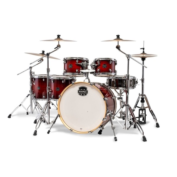 Mapex Armory 22'' LA Fusion 6pc Shell Pack w/Bag Set, Red Onyx Burst