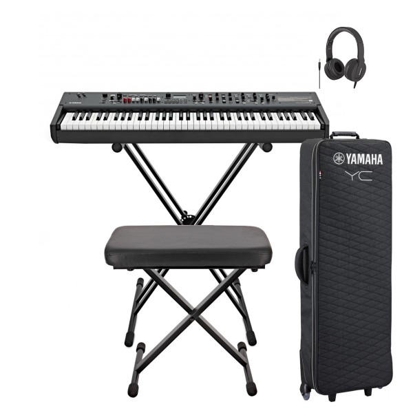 Yamaha YC73 Digital Stage Keyboard with Drawbars Package