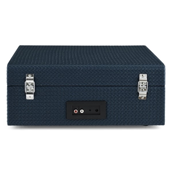 Crosley Voyager Bluetooth Turntable, Navy Blue - Rear