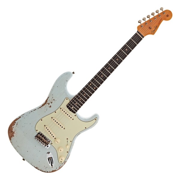 Fender Custom Shop 1960 Stratocaster Heavy Relic, Aged Sonic Blue - front