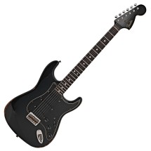 Fender Custom Shop 1969 Stratocaster Relic, Aged Black with Matching Headstock