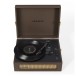 Crosley Voyager Portable Record Player with Bluetooth, Cacao Brown - Front Top