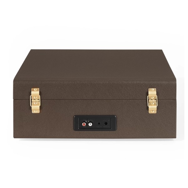Crosley Voyager Portable Bluetooth Turntable, Cacao - Rear