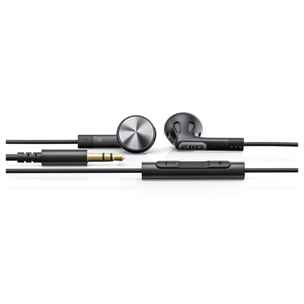 FiiO FF1 Beryllium-plated Driver Earbud with Detachable Cable, Black - end to end 