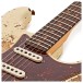 Fender Custom Shop 1963 Stratocaster Super Heavy Relic, White over 3 Tone Sunburst - pickups
