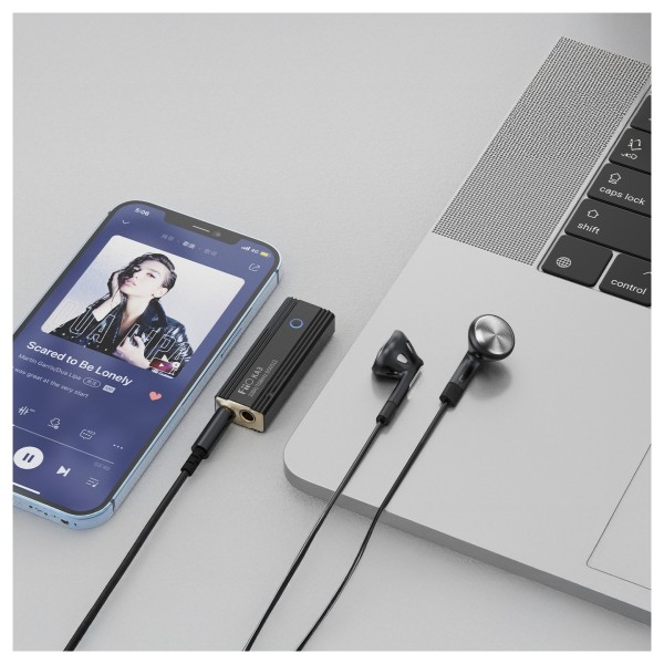 FiiO FF1 Beryllium-plated Driver Earbud with Detachable Cable, Black - lfiestyle phone mac and DAC