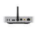 FiiO SR11 Desktop Streaming Music Receiver, Silver - Rear view and connections