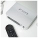FiiO SR11 Desktop Streaming Music Receiver, Silver - Detail image, high angle